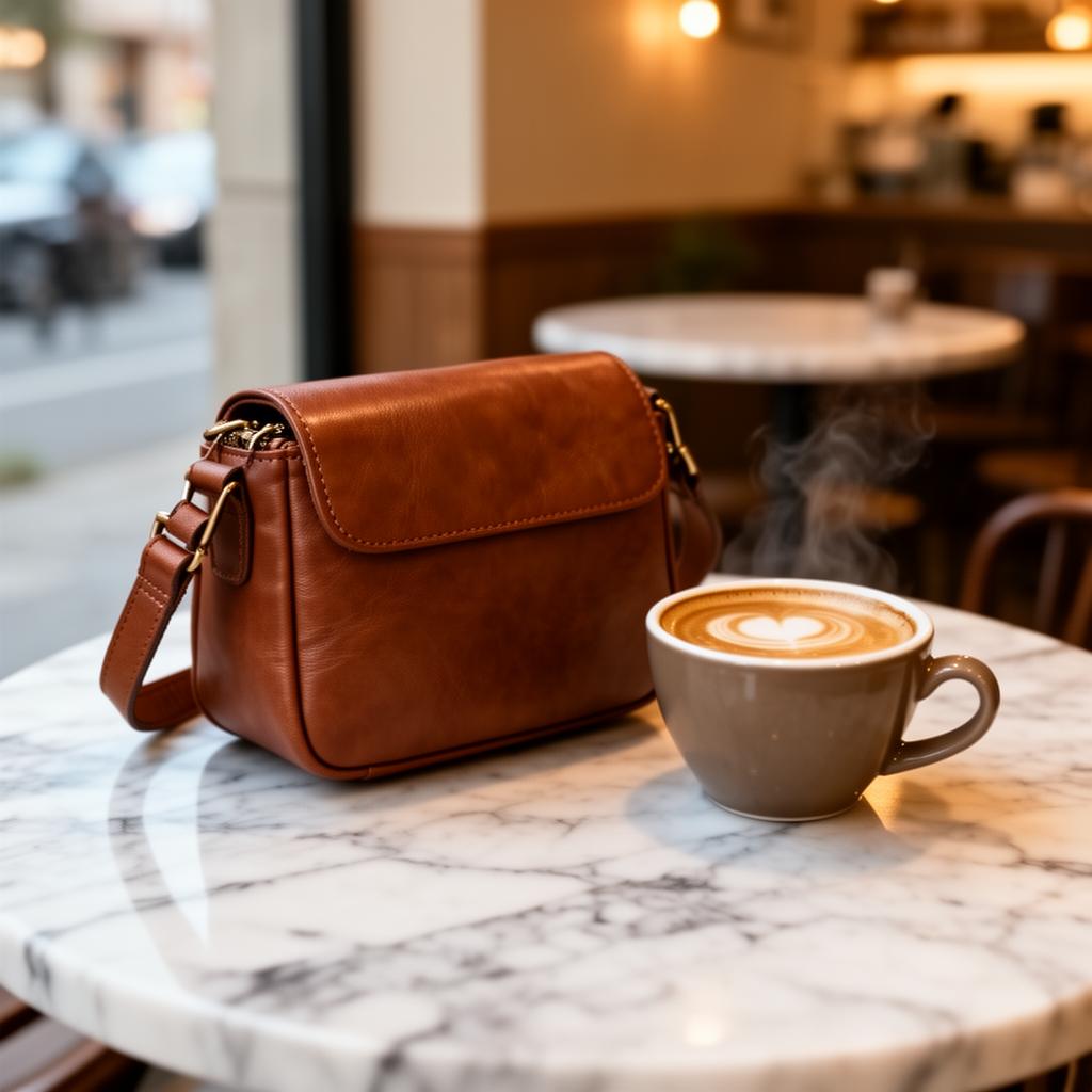 Die Maisie im Café
